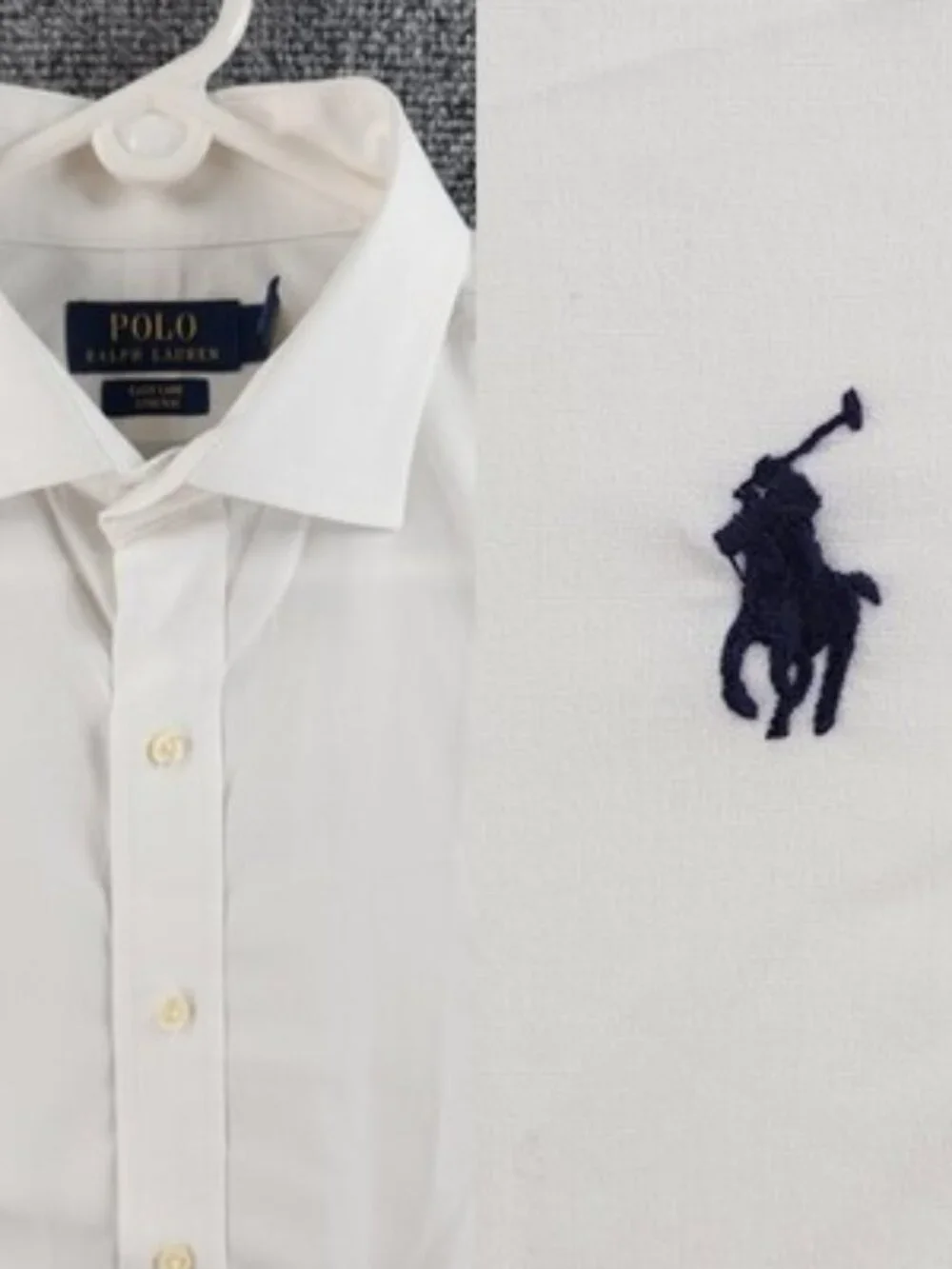 Polo Ralph Lauren 16 32/33 Cotton Spandex Logo Polo Ralph Lauren White Easy Care